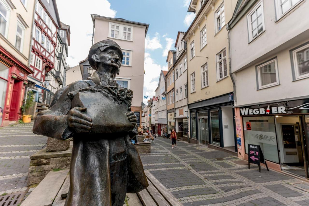 Traumhaftes Altstadt-Domizil Marburg Bagian luar foto