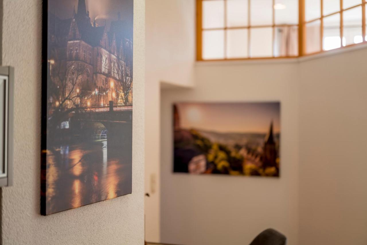 Traumhaftes Altstadt-Domizil Marburg Bagian luar foto